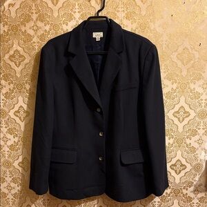 LL Bean wool cashmere Blazer